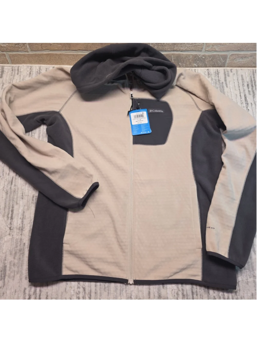 Columbia Outdoor Tracks Hooded Full Zip II Men's Sz L New Retail $85